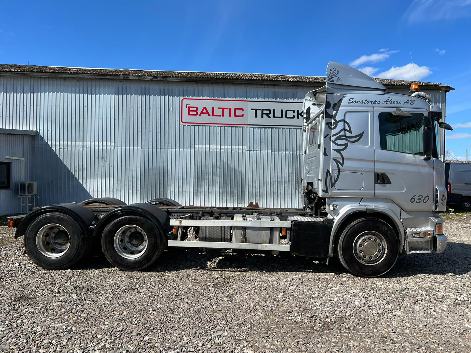 SCANIA R480 CHASSIS, 2007, 6×4, QUICK LOCKS
