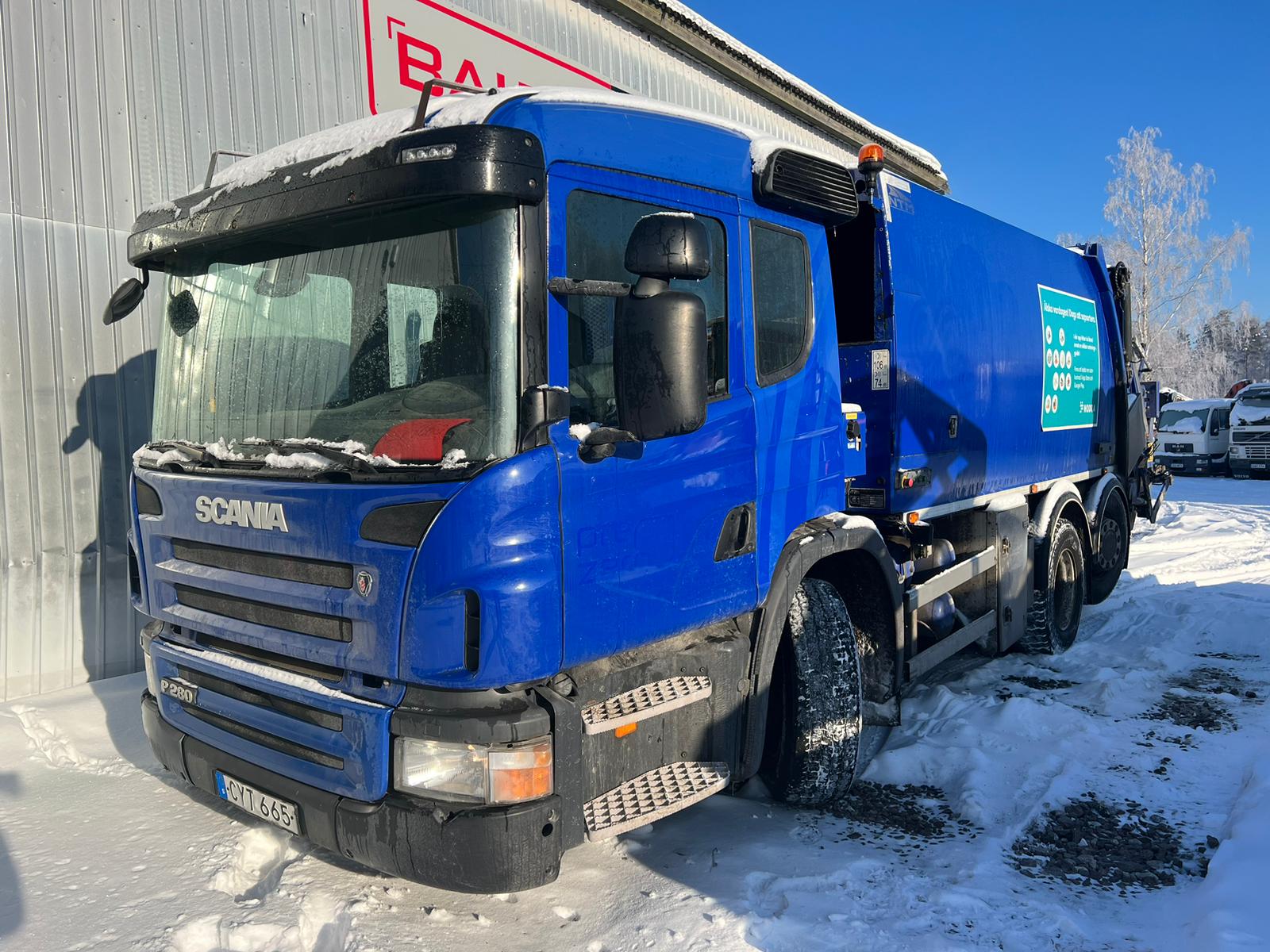 SCANIA P280, 2012, 6×2 GARBAGE TRUCK