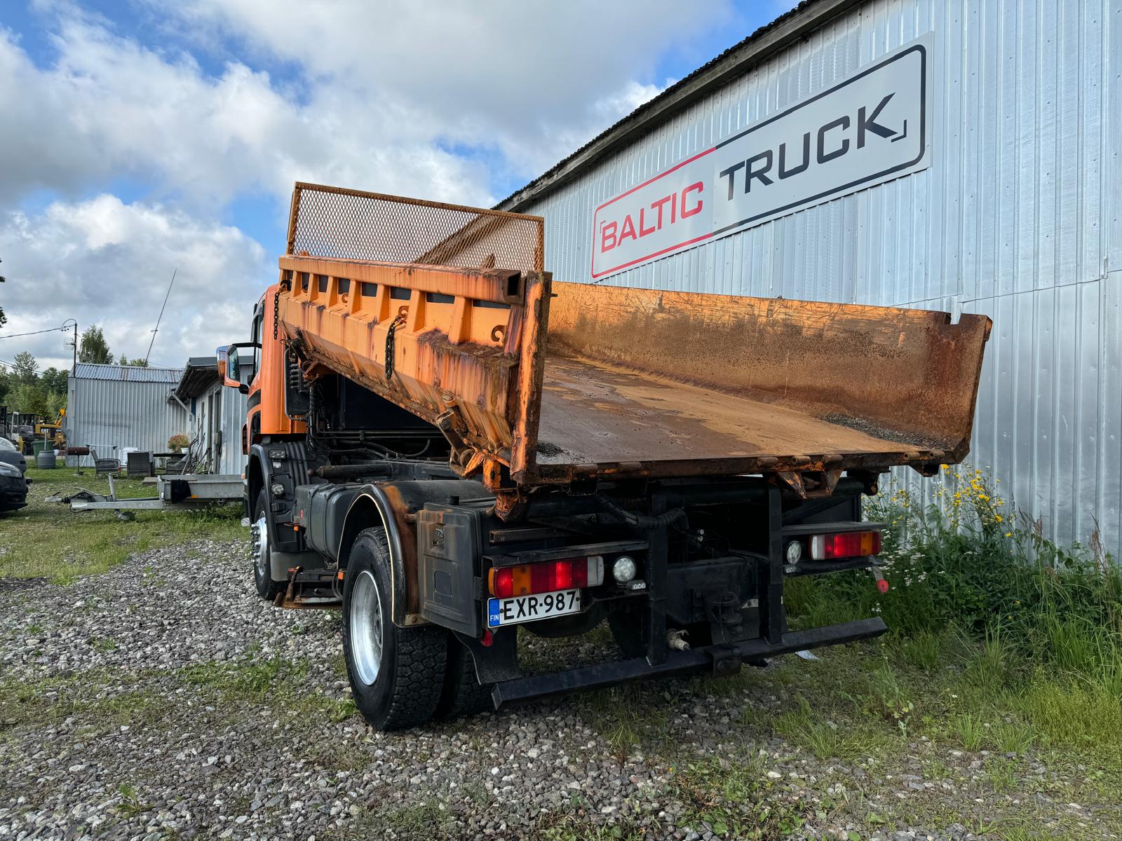 SCANIA P340, 2005, 4×4, MANUAL, STEEL, SIDE TIPPER