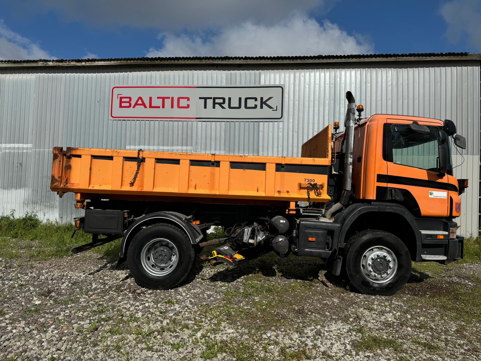 SCANIA P340, 2005, 4×4, MANUAL, STEEL, SIDE TIPPER