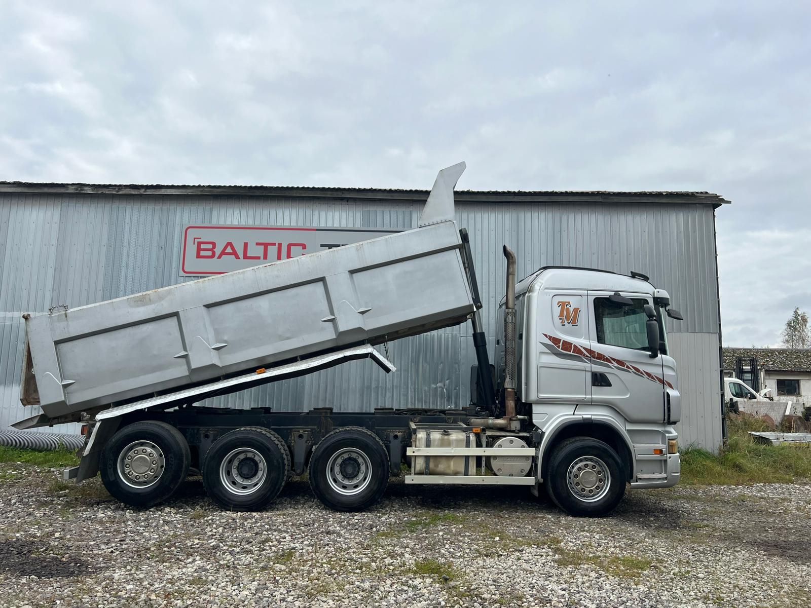 SCANIA R480, 8×4, 2008 year TIPPER TRUCK