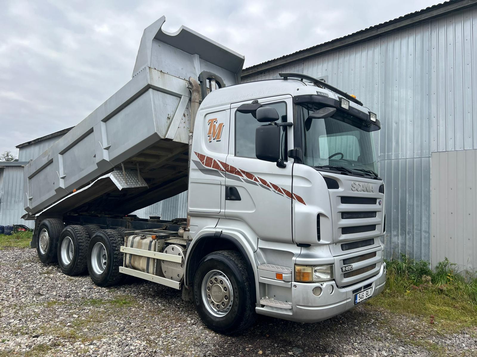 SCANIA R480, 8×4, 2008 year TIPPER TRUCK